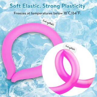 Foto 4 | Foto 4 | Tubo De Refrigeración Para El Cuello Luck Syllable Enfriador De Hielo Reutilizable Color Rosa - Venta Internacional.