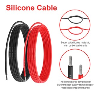 Foto 2 | Foto 2 | Cable Eléctrico De Silicona 12 Awg Beffkkip 10 M Rojo Y Negro - Venta Internacional.