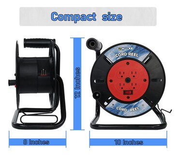 Foto 7 | Foto 7 | Carrete De Almacenamiento De Cables De Extensión Zorky Retráctil De Alta Resistencia - Venta Internacional.