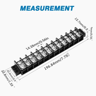 Foto 2 | Foto 2 | Bloques De Terminales Gloso Marine Tbd De Doble Fila 10-22 Awg 30a - Venta Internacional.