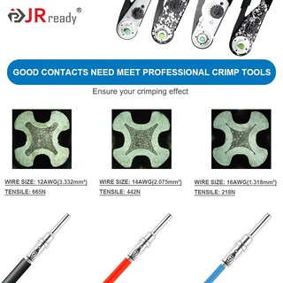 Foto 5 | Foto 5 | Terminales De Conexión De Cableado Jrready Deutsch Dtp Tamaño 12 - Venta Internacional.
