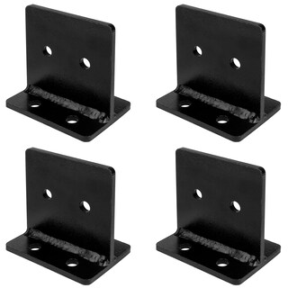 Foto 1 | Foto 1 | Base De Poste Oculta Yidu69q Para Poste De Cubierta De 4x4 4 Unidades Negra - Venta Internacional.