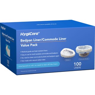 Foto 1 | Foto 1 | Fundas Para Inodoros Hygicare 100 Unidades Para Adultos Y Personas Mayores - Venta Internacional.