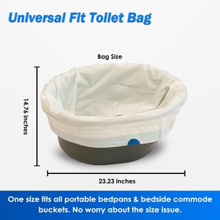Foto 4 | Foto 4 | Fundas Para Inodoros Hygicare 100 Unidades Para Adultos Y Personas Mayores - Venta Internacional.