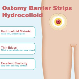 Foto 3 | Foto 3 | Tiras Protectoras Para Ostomía Tntnday Hidrocoloide De Grado Médico X20 - Venta Internacional.
