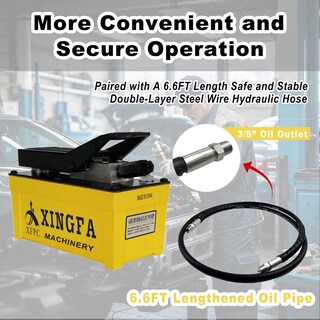 Foto 2 | Foto 2 | Bomba Hidráulica Neumática Xfpc 10 000 Psi 1.7 L Con Tubo De 1.6 M - Venta Internacional.