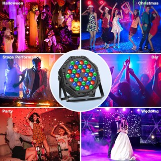 Foto 7 | Foto 7 | Luces De Escenario Mosfiata De 36 Luces Led Pares Rgb Para Fiestas De Dj - Venta Internacional.