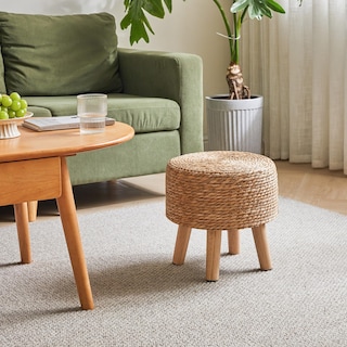 Foto 4 | Foto 4 | Taburete Otomano Ymyny De Hierba Marina Natural  Tejido A Mano  32 Cm - Venta Internacional.
