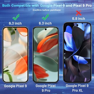 Foto 3 | Foto 3 | Paquete De 3 Protectores De Pantalla Para Google Pixel 9/9 Pro 5g - Venta Internacional.