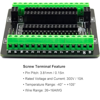 Foto 4 | Foto 4 | Placa De Conexión Para El Módulo Esp32 Esp-wroom-32 Esp32-devkitc - Venta Internacional.