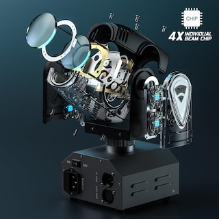 Foto 4 | Foto 4 | Iluminación De Escenario Moving Head Dj Lights U`king Mini Led Rgbw (2) - Venta Internacional.
