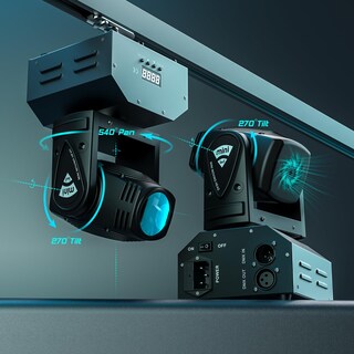 Foto 5 | Foto 5 | Iluminación De Escenario Moving Head Dj Lights U`king Mini Led Rgbw (2) - Venta Internacional.