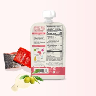 Foto 4 | Foto 4 | Bolsa De Comida Para Bebés Serenity Kids De Más De 6 Meses  Salmón 100% Capturado En Estado Salvaje - Venta Internacional.