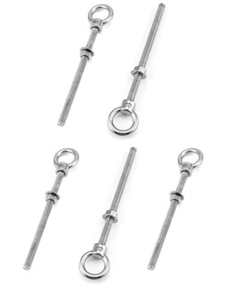 Foto 7 | Foto 7 | Eyelos Roscados Qwork 3/8 X 6 De Acero Inoxidable Marino Paquete De 5 - Venta Internacional.
