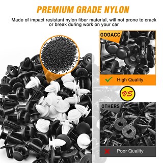 Foto 4 | Foto 4 | Kit De Clips De Retención De Presión Para Parachoques De Coche Y Sujetadores De Nailon Y Remaches - Venta Internacional.