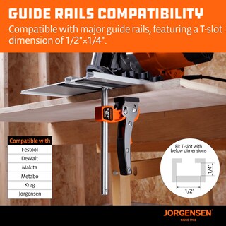 Foto 4 | Foto 4 | Abrazadera De Mesa Jorgensen Con Trinquete De 16 8 Cm De Garganta Y 181 4 Kg De Carga - Venta Internacional.