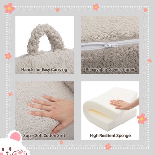 Foto 3 | Foto 3 | Silla Con Relleno De Espuma Alimorden Kids  Ultrasuave  Gris Claro - Venta Internacional.