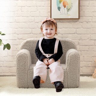 Foto 5 | Foto 5 | Silla Con Relleno De Espuma Alimorden Kids  Ultrasuave  Gris Claro - Venta Internacional.