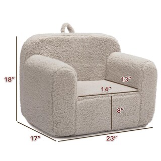Foto 6 | Foto 6 | Silla Con Relleno De Espuma Alimorden Kids  Ultrasuave  Gris Claro - Venta Internacional.