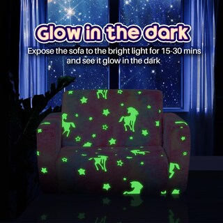 Foto 4 | Foto 4 | Sofá Para Niños Pequeños Alimorden Sofá Sherpa Abatible 2 En 1 - Venta Internacional.