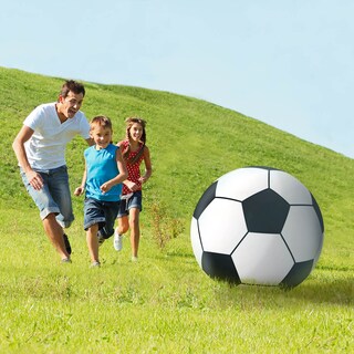 Foto 2 | Foto 2 | Balón De Fútbol Inflable Gofloats Giant Negro Y Blanco De 76 Cm - Venta Internacional.