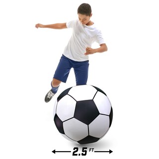 Foto 3 | Foto 3 | Balón De Fútbol Inflable Gofloats Giant Negro Y Blanco De 76 Cm - Venta Internacional.