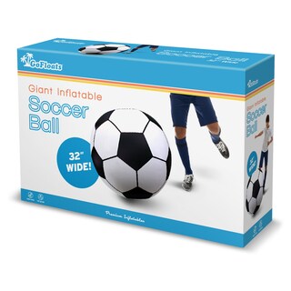 Foto 6 | Foto 6 | Balón De Fútbol Inflable Gofloats Giant Negro Y Blanco De 76 Cm - Venta Internacional.