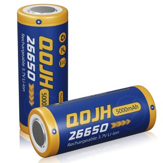 Foto 1 | Foto 1 | Batería Recargable Qojh 26650 3.7v 5000mah Para Linternas Paquete De 2 - Venta Internacional.