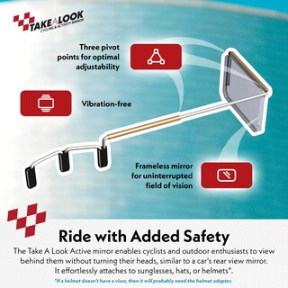 Foto 2 | Foto 2 | Espejo Retrovisor Para Gafas De Sol Cascos De Bicicleta O Viseras - Venta Internacional.