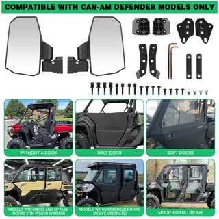 Foto 2 | Foto 2 | Espejos Laterales Utv Shejisi Defender 2024 Can Am Hd10 Hd9 Hd8 Hd7 Hd5 - Venta Internacional.