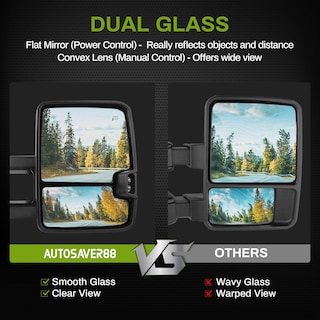 Foto 5 | Foto 5 | Espejos De Remolque Compatibles Con Autosaver88 Con Chevy Silverado 07-13 - Venta Internacional.
