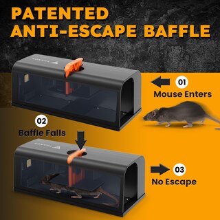 Foto 2 | Foto 2 | Trampas Eléctricas Para Ratones X-pest Mk08s Antiescape Negras - Venta Internacional.