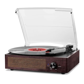 Foto 1 | Foto 1 | Plato Giratorio De Vinilo Mersoco Bluetooth Portátil De 3 Velocidades De Madera Natural - Venta Internacional.