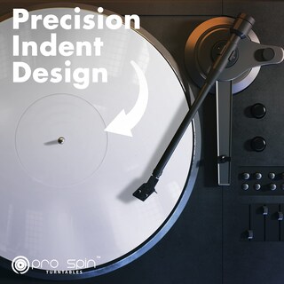 Foto 5 | Foto 5 | Tapete Giratorio Pro Spin De Acrílico Blanco Para 12 Discos De Vinilo - Venta Internacional.