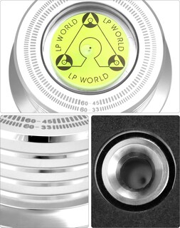 Foto 5 | Foto 5 | Estabilizador De Peso Récord Qwork Phono Disc 60 Hz Plateado - Venta Internacional.