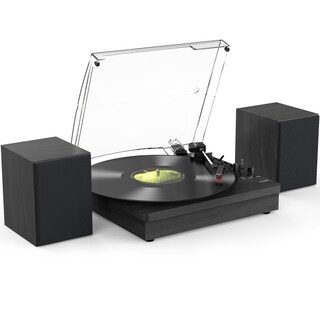 Foto 1 | Foto 1 | Reproductor De Discos De Vinilo Retrolife Con Bluetooth De 3 Velocidades Y 2 Altavoces - Venta Internacional.