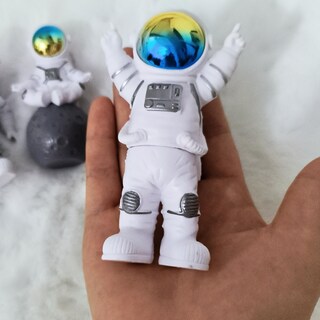 Foto 3 | Foto 3 | Set De Estatuas Ni-jasw Gradient Astronaut 4 Figuras De Spaceman - Venta Internacional.