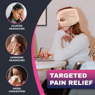 Foto 6 | Foto 6 | Mascarilla Para Aliviar La Presión Sinusal Con Calor Húmedo Creatrill Con 3 Juegos De Calor - Venta Internacional.