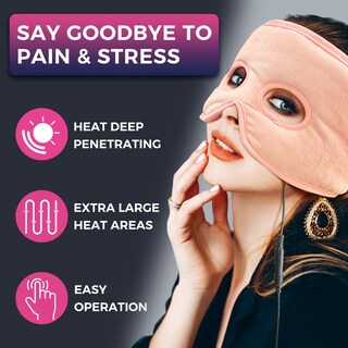 Foto 7 | Foto 7 | Mascarilla Para Aliviar La Presión Sinusal Con Calor Húmedo Creatrill Con 3 Juegos De Calor - Venta Internacional.
