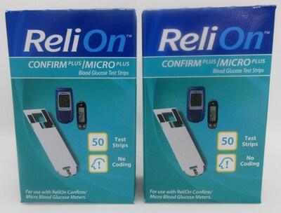 Foto 1 | Foto 1 | Tiras Reactivas De Glucosa En Sangre Relion Confirm Plus/micro Plus - Venta Internacional.