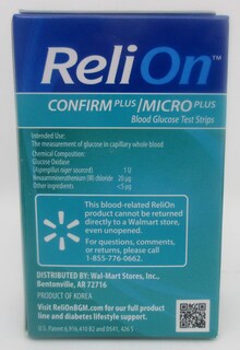 Foto 3 | Foto 3 | Tiras Reactivas De Glucosa En Sangre Relion Confirm Plus/micro Plus - Venta Internacional.