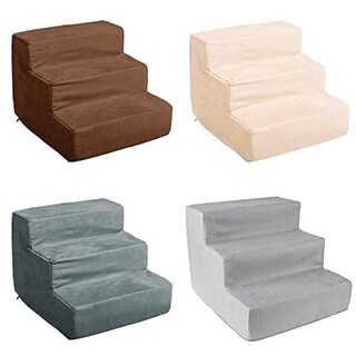 Foto 6 | Foto 6 | Escaleras Para Mascotas Petmaker Diseño De Espuma De 3 Escalones Para Perros Y Gatos Pequeños - Venta Internacional.