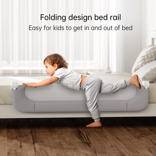 Foto 3 | Foto 3 | Barandillas De Cama Upgogo Plegables Para Cuna Gris 33 X 23 6 Cm - Venta Internacional.