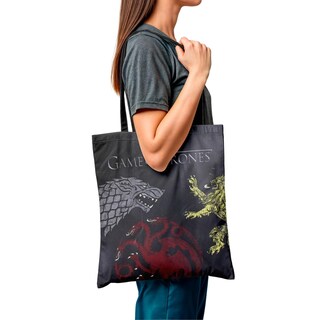 Foto 2 | Foto 2 | Bolsa De Mano Game Of Thrones Sigels Grocery Reciclable Ecológica - Venta Internacional.