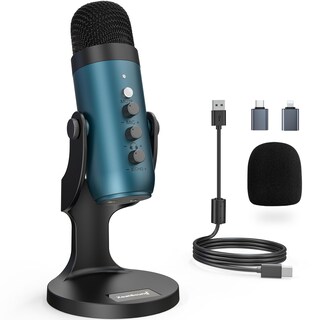 Foto 1 | Foto 1 | Micrófono De Condensador Usb Zealsound K66 Teal Para Pc Y Ps4/5 - Venta Internacional.
