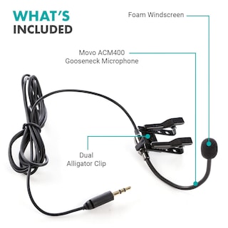 Foto 7 | Foto 7 | Micrófono Movo Acm400 Flexible Cuello De Cisne Para Motovlogging - Venta Internacional.
