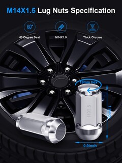 Foto 2 | Foto 2 | Tuercas Tagmore M14 X 1.5 Compatibles Con Chevrolet/ford/gmc 24 Unidades - Venta Internacional.