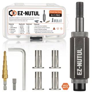 Foto 1 | Foto 1 | Juego De Herramientas De Instalación De Tuercas De Remache Ez-nutul M10 Con Tuerca Adicional - Venta Internacional.