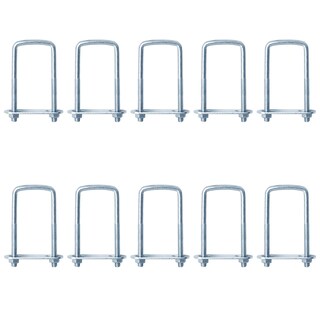 Foto 4 | Foto 4 | Perno Cuadrado En U Yidu69q Para Remolque  3 8 X 3 8 X 11 7 Cm  10 Unidades - Venta Internacional.