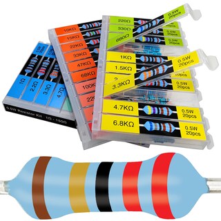 Foto 1 | Foto 1 | Kit De Surtido De Resistencias Eeeee 1/2 W 30 Valores 600 Piezas 1% 1r-1m - Venta Internacional.